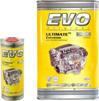 EVOULTIMATEEXTREME5W501L Моторное масло EVO Ultimate Extreme 5W-50 синтетическое 1 л EVO подбор по vin на Brocar