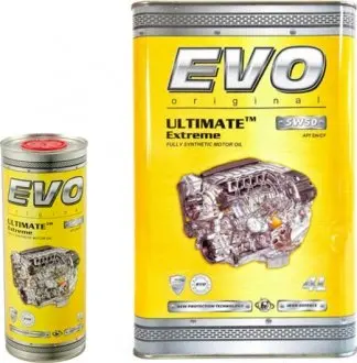 EVOULTIMATEEXTREME5W501L Моторное масло EVO Ultimate Extreme 5W-50 синтетическое 1 л EVO подбор по vin на Brocar