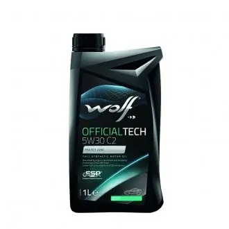 8308918 Моторне масло Wolf Officialtech C2 5W-30 синтетичне 1 л WOLF підбір по vin на Brocar