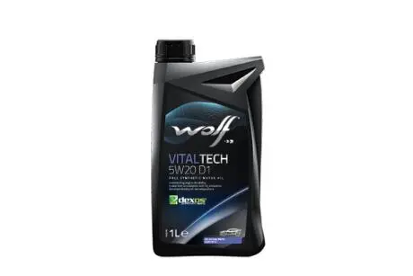 8330940 Моторное масло Wolf Vitaltech D1 5W-20 синтетическое 1 л WOLF підбір по vin на Brocar