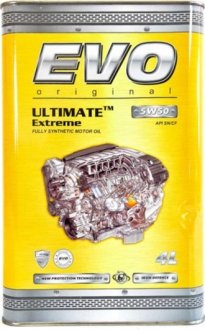 EVOULTIMATEEXTREME5W504L Моторное масло EVO Ultimate Extreme 5W-50 синтетическое 4 л EVO подбор по vin на Brocar