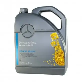 A000989920213AIFE Олива моторна MB 229.5 5W-40, 5л. MERCEDES підбір по vin на Brocar
