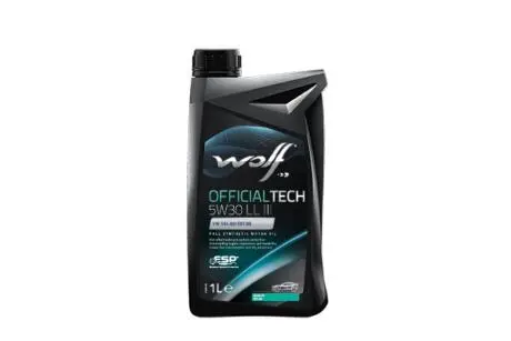 8307416 Моторне масло Wolf Officialtech ll III 5W - 30 синтетичне 1 л WOLF підбір по vin на Brocar