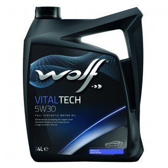 8309908 Моторное масло Wolf Vitaltech 5W-30 синтетическое 4 л Wolf підбір по vin на Brocar