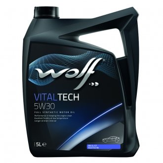 8300011 Моторное масло Wolf Vitaltech 5W-30 синтетическое 5 л Wolf подбор по vin на Brocar