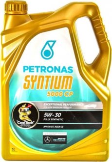 18315019 Олива 5W30 SYNTIUM 5000 CP (5L) (Renault RN0700/PSA B71 2290) Petronas підбір по vin на Brocar