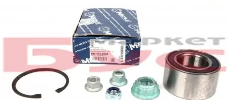 1004980048 Підшипник маточини (передньої) Skoda Octavia 96-10/VW Caddy II/III 95- (40x74x40) (К-кт) MEYLE підбір по vin на Brocar