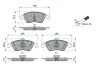 0986494263 Колодки тормозные (передние) MB C-class (W204/C205) 07-/E-class (W212/C207) 09-16/SLK (R172)/CLS 11- BOSCH підбір по vin на Brocar