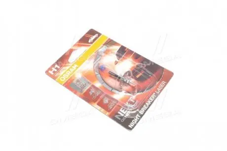 64150NL01B Лампа фарная H1 12 В 55 Вт P14, 5s NIGHT BREAKER® ЛАЗЕР наступного покоління (1 шт) блістер (пр-во OSRAM) OSRAM підбір по vin на Brocar