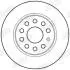 562614JC Диск гальмівний SKODA OCTAVIA 08 -, SUPERB 08 -; VW CADDY 2010 -; SEAT LEON 05-задн. (пр-во Jurid) JURID підбір по vin на Brocar