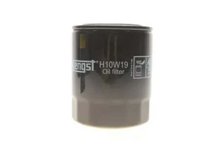 H10W19 Фільтр масляний двигуна HYUNDAI H-1, HD45, KIA CARNIVAL II 2.5, 2.9 CRDI 03- (вир-во HENGST) HENGST FILTER підбір по vin на Brocar