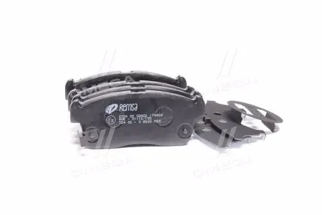 072402 Колодка торм. диск. DAIHATSU CHARADE 1.0 03-,CUORE VII 03-,TREVIS 06- передн. (пр-во REMSA) REMSA подбор по vin на Brocar