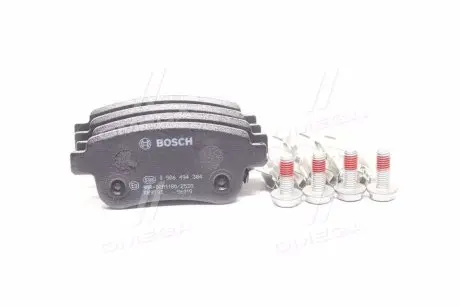 0986494384 Колодки гальмівні (задні) Renault Fluence/Megane/Scenic 08- BOSCH підбір по vin на Brocar