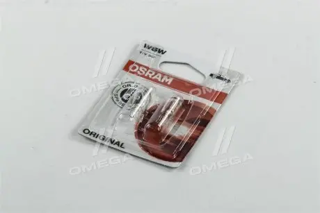 282502B Автолампа W5W 12V 5W W2.1x9.5d Original Line (без цоколя) (к-кт 2шт) OSRAM підбір по vin на Brocar