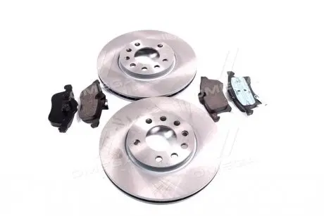 8103600 Комплект тормозной передн. OPEL ASTRA H 05-,OPEL MERIVA 05-,OPEL ZAFIRA 05- (пр-во REMSA) REMSA подбор по vin на Brocar