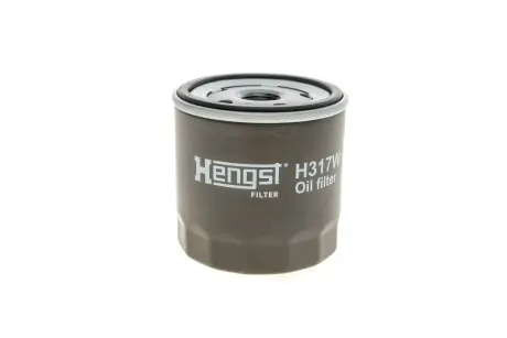 H317W01 Фільтр масляний двигуна VW GOLF VI, VII, SKODA FABIA III 1.0-1.5 TSI 12- (вир-во HENGST) HENGST FILTER підбір по vin на Brocar