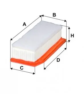 WA9830 Фільтр повітряний WIX FILTERS підбір по vin на Brocar