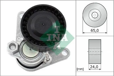 534055210 Натяжник ременя генератора Audi A4/A6/VW Caddy IV 2.0 TDI 15- INA підбір по vin на Brocar