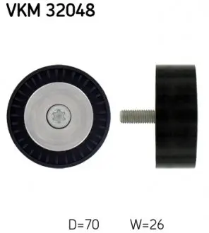 VKM32048 Натяжные ролики для легковых автомобилей FIAT DOBLO 1.6 D Multijet 2010 - (Пр-во SKF) SKF подбор по vin на Brocar