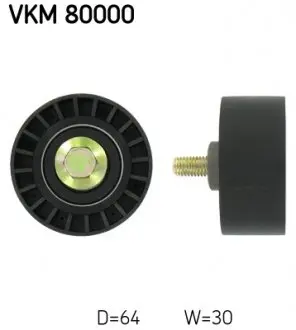 VKM80000 Ролик провідний ремня ГРМ SKF підбір по vin на Brocar