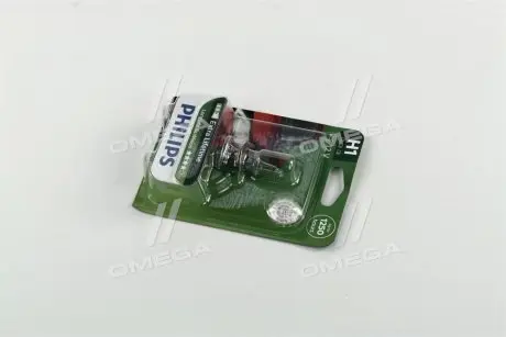 12258LLECOB1 Автолампа Philips 12258LLECOB1 LongLife EcoVision H1 P14,5s 55 W прозрачная PHILIPS підбір по vin на Brocar