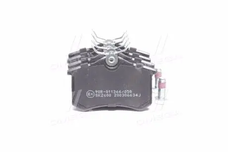 05P634 Колодка торм. диск. AUDI,CITROEN,FORD,PEUGEOT,RENAULT,SEAT,SKODA,VW задн. (пр-во LPR) LPR подбор по vin на Brocar