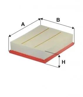 WA9856 Фільтр повітряний WIX FILTERS підбір по vin на Brocar