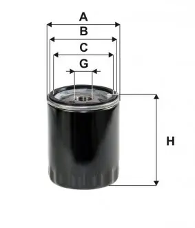 WL7516 Фильтр масляный двигателя MAZDA 3, 6 1.5-2.2 D, 1.8-2.0 MZR 02- (пр-во WIX-FILTERS) WIX FILTERS подбор по vin на Brocar