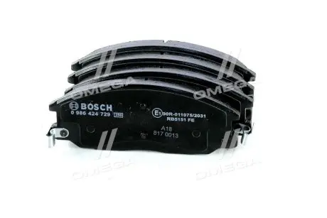 0986424729 Колодки тормозные (передние) Hyundai Santa Fe/Trajet 00-12/Ssangyong Actyon/Kyron 05-/Rexton 02- BOSCH подбор по vin на Brocar