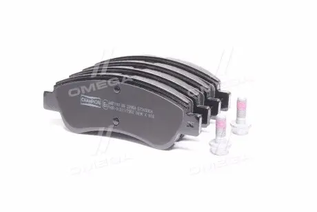 573030CH Колодка торм. дисковод. CITROEN C3, C4, DS3 PEUGEOT 206, 207 передн. (пр-во CHAMPION) CHAMPION подбор по vin на Brocar