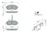 0986494163 Колодка торм. диск. CITROEN/FIAT/PEUGEOT JUMPY/SCUDO/EXPERT передн. (пр-во Bosch) BOSCH підбір по vin на Brocar