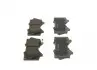 0986494449 Колодки гальмівні (передні) Toyota Land Cruiser 200/Tundra/Sequoia 08- BOSCH підбір по vin на Brocar