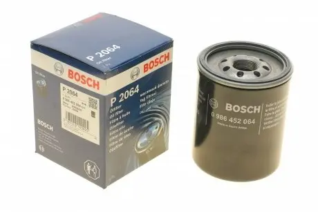 0986452064 Фільтр оливи Mazda 626 2.0 D 87-97/ Suzuki Grand Vitara 2.0TD 94-03 BOSCH підбір по vin на Brocar