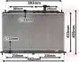 83002077 Радиатор охлаждения KIA RIO II (JB) (05-) 1.4i / 1.6i механика (пр-во Van Wezel) VAN WEZEL підбір по vin на Brocar