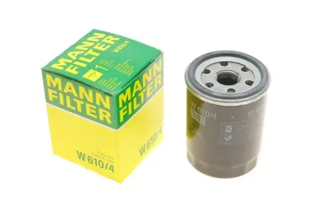 W6104 Фільтр масляний NISSAN PRIMERA I -96, MICRA II, III 92-10 (вир-во MANN) MANN підбір по vin на Brocar