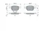 0986424794 Комплект гальмівних колодок (передніх) Ford Focus II-III/Kuga/Connect/Mazda 3/5/Volvo C30/C70/S40 03- BOSCH підбір по vin на Brocar