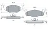 0986494005 Колодки гальмівні (передні) Seat Arosa 97-04/Skoda Fabia 99-14/Roomster 07-15/VW Polo 94-09 BOSCH підбір по vin на Brocar