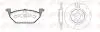 Комплект тормозной передн. SEAT LEON,SKODA OCTAVIA 97- , GOLF 97- (пр-во REMSA) 8633.00