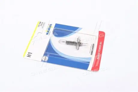 48334B1 Лампа накалу H1 12V 55W P14,5S RANGE POWER +50 (вир-во Narva) NARVA підбір по vin на Brocar