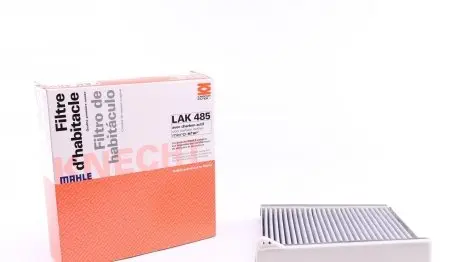 LAK485 Фільтр салону Mitsubishi Grandis/Lancer/Outlander 03- (вугільний) MAHLE / KNECHT підбір по vin на Brocar