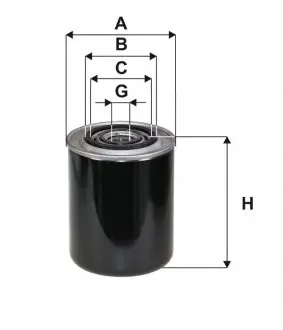 WL7160 Фільтр масляний WIX FILTERS підбір по vin на Brocar