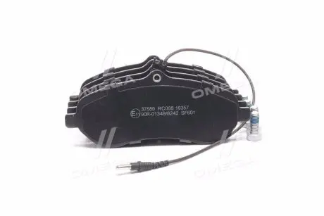 37589 Колодка гальм. диск. CITROEN/FIAT/PEUGEOT JUMPY/SCUDO/EXPERT передн. (вир-во ABS) A.B.S. підбір по vin на Brocar