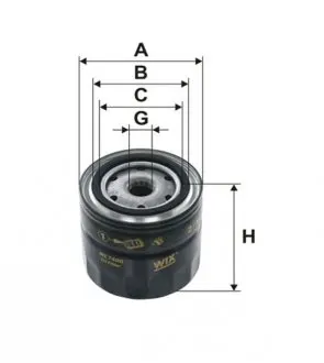 WL7400 Фільтр масляний WIX FILTERS підбір по vin на Brocar