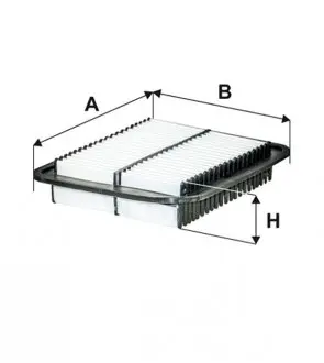 WA9783 Фільтр повітряний WIX FILTERS підбір по vin на Brocar