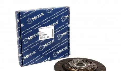 1172152800 Диск зчеплення VW T4 1.9TDI MEYLE підбір по vin на Brocar