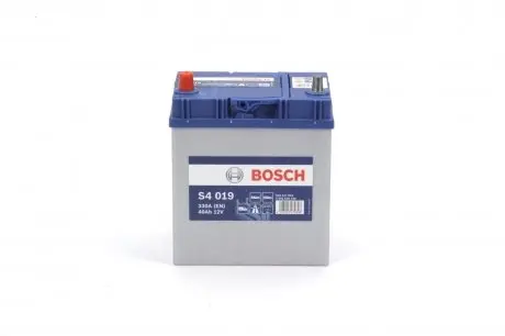 0092S40190 Аккумуляторная батарея 40Ah/330A (187x127x227/+L/B00) Азия BOSCH подбор по vin на Brocar