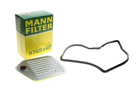 H2425XKIT Фільтр гідравлічний BMW 3 (E36)/5 (E34/E39)/7 (E38) 2.0-3.0i -03 (з прокладкою) M40-M44/M50-M52 MANN підбір по vin на Brocar