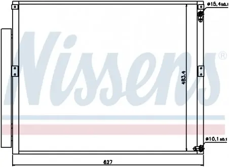 94919 Конденсер кондиціонера NISSENS підбір по vin на Brocar