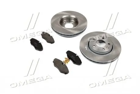 883401 Комплект тормозной передн. NISSAN PRIMASTAR 01-,OPEL VIVARO 06- (пр-во REMSA) REMSA подбор по vin на Brocar