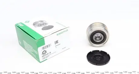 535013710 Шків генератора Nissan X-Trail 2.5 02- INA підбір по vin на Brocar